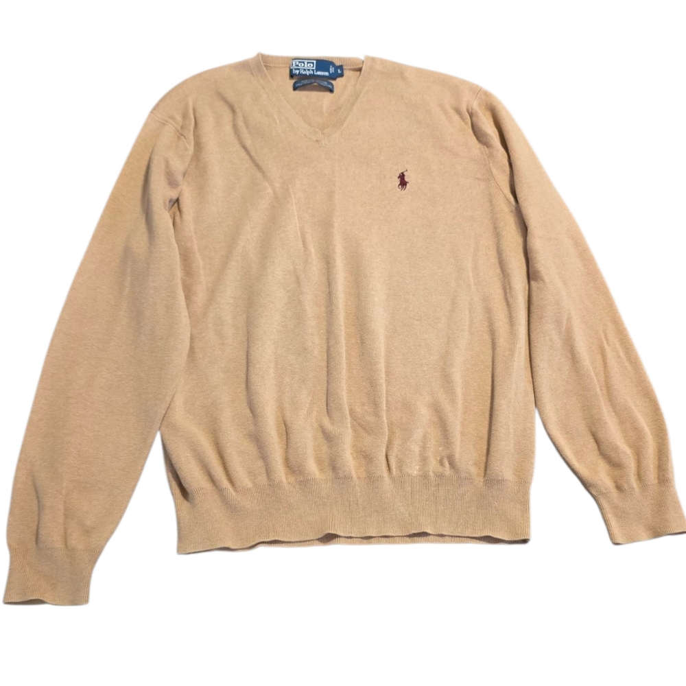 Polo by Ralph Lauren Men's Tan Sweater